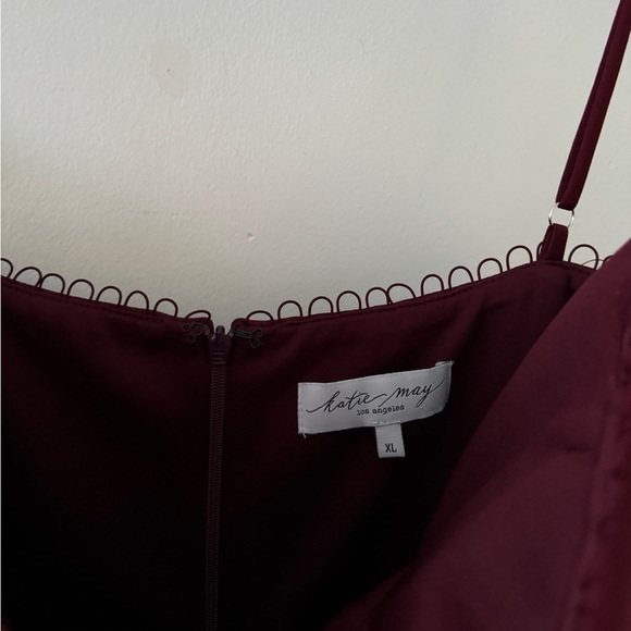 KATIE MAY Yasmin Maroon Dress XL - Picture 4 of 6